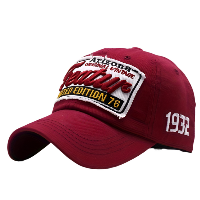 Vintage “Featur” - Embroidered Baseball Cap