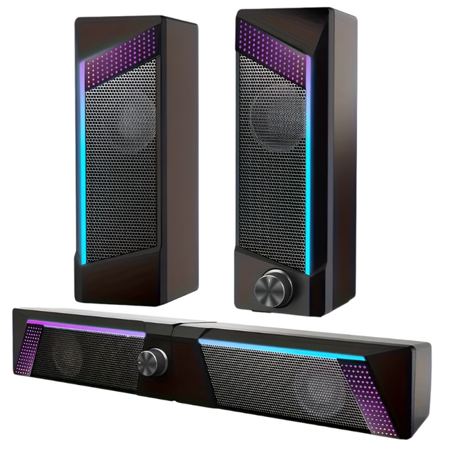 Exclusive Coomaer 2-in-1 Computer Speaker