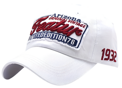 Vintage “Featur” - Embroidered Baseball Cap