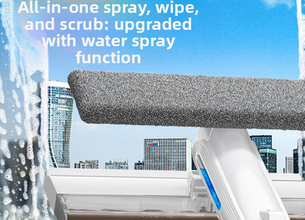 Window Squeegee With Spray Head