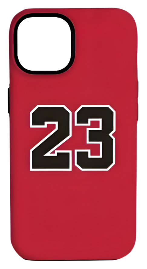Michael Jordan 23 Red iPhone Case