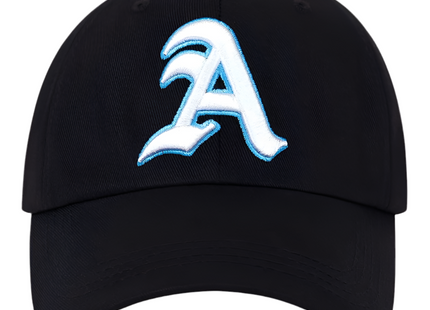 Classic Hippie Embroidery Letter A Baseball Cap