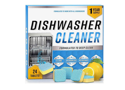 Dishwasher Cleaner and Deodorizer Tablets