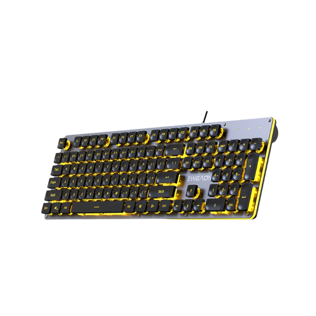 EWEADN - 104 Keys Mechanical Feel Keyboard
