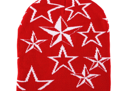 Y2K Unisex Star Pattern Knitted Beanie