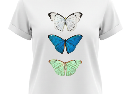 Crew Neck Casual Printed T-shirt For Women