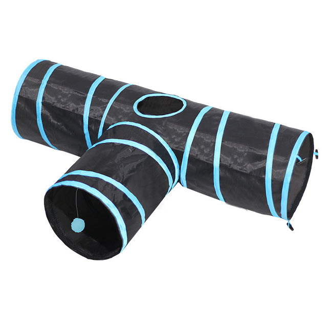 Nouveau tunnel pliable pour chat, chemin d'escalade pour animaux, jouets pour chat