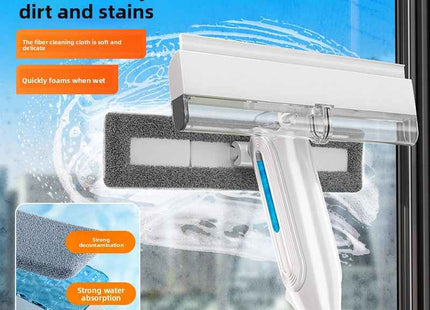 Window Squeegee With Spray Head