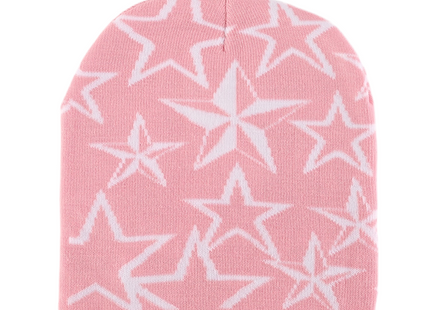 Y2K Unisex Star Pattern Knitted Beanie