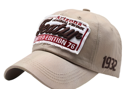 Vintage “Featur” - Embroidered Baseball Cap