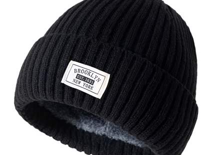 Unisex Brooklyn Ribbed Knit Beanie