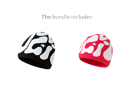 Y2K Unisex Letter Pattern Knitted Beanie