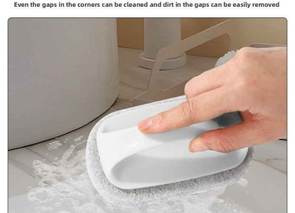 Replaceable Sponge Cleaning Brush for Kitchen and Bathroom
