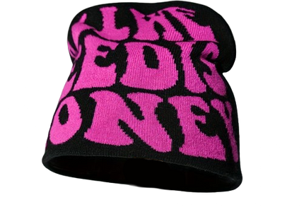 Y2K Unisex “All We Need Is Money” Knitted Beanie