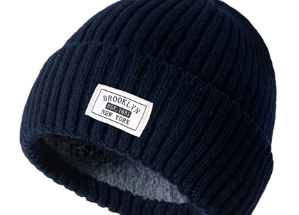 Unisex Brooklyn Ribbed Knit Beanie