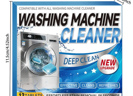 WSGenie Washing Machine Cleaner Tablets dissolving in drum