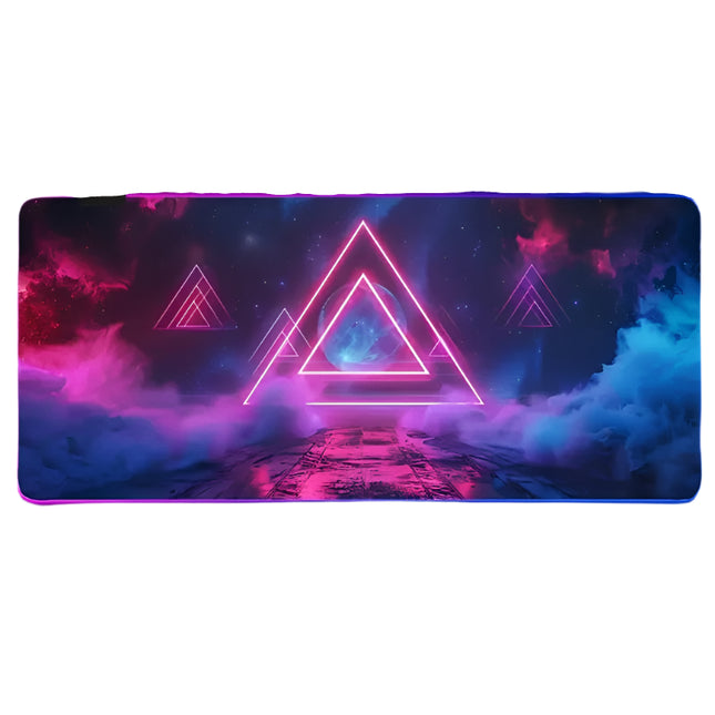 Large LED Gaming Mouse Pad with Anti Slip Base
