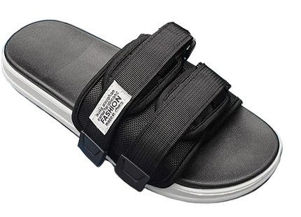 Unisex-Tech-Slides mit doppelter Riemenführung