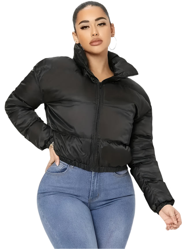 Womens Long Sleeved Crop Jacket