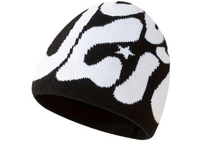 Y2K Unisex Letter Pattern Knitted Beanie