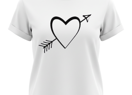 Crew Neck Casual Printed T-shirt For Women