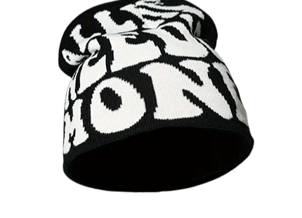 Y2K Unisex “All We Need Is Money” Knitted Beanie