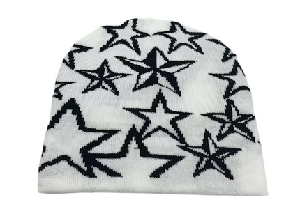 Y2K Unisex Star Pattern Knitted Beanie