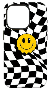 Plaid joyful Face iPhone Case