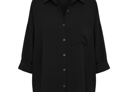 Women's Dropped Shoulder Bat Shirt Casual Long Sleeve Shirt