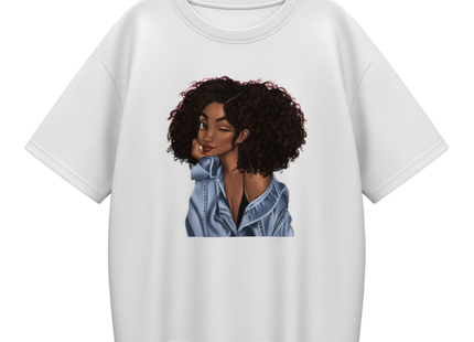 Black girls print Design short sleeve Tshirts