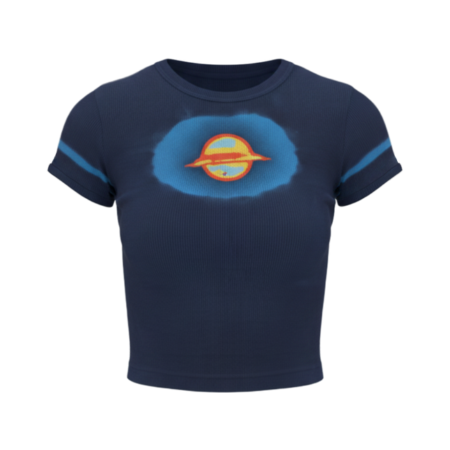 Aesthetic Graphic T Shirts Women Flower Print O Neck Tee