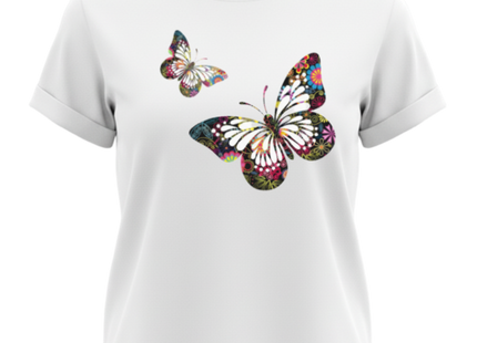 Crew Neck Casual Printed T-shirt For Women