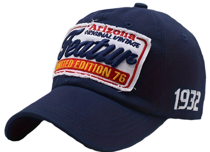 Vintage “Featur” - Embroidered Baseball Cap