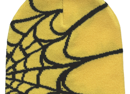 Y2K Unisex Spiderweb pattern Knitted beanie