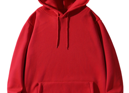 Hoodies For Men, Solid Color Hoodie, Men's Casual Pullover Hooded Sweatshirt With Kangaroo Pocket For Spring Fall, As Gifts, Coquette Style