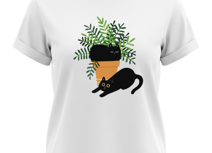 Crew Neck Casual Printed T-shirt For Women