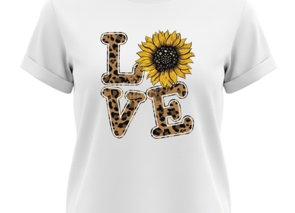 Crew Neck Casual Printed T-shirt For Women