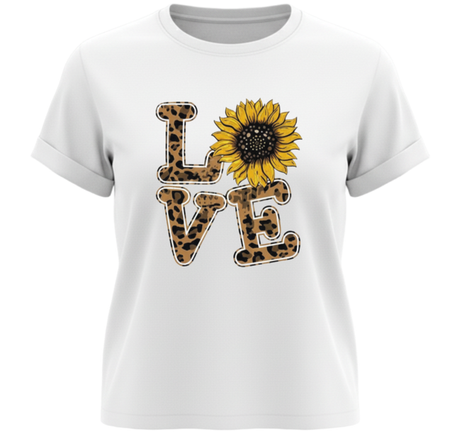 Crew Neck Casual Printed T-shirt For Women