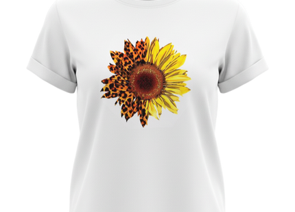 Crew Neck Casual Printed T-shirt For Women