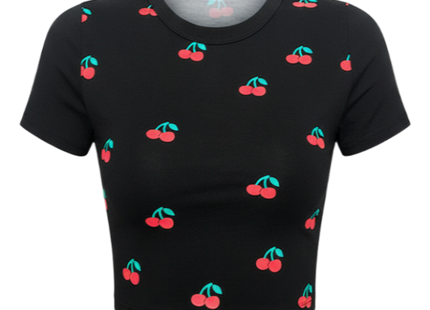 Black Cherry Crop Top