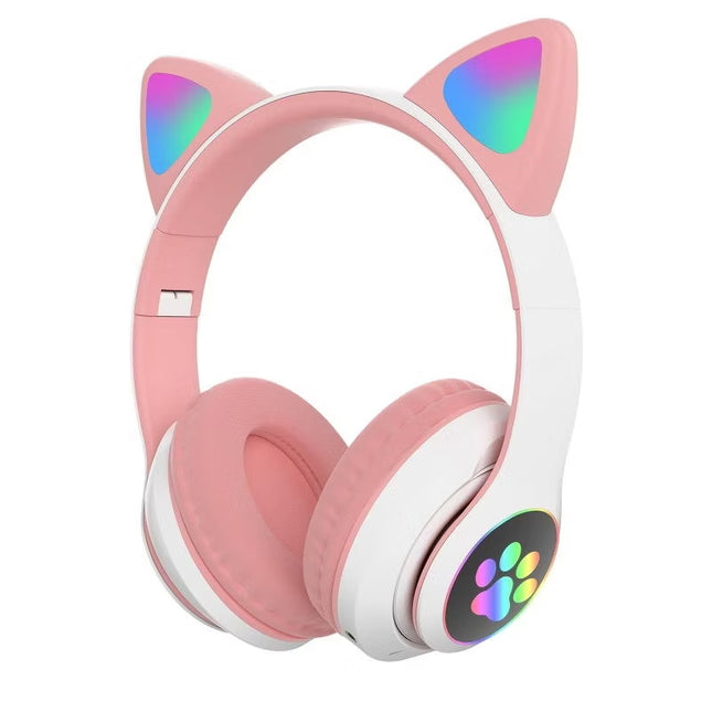 Adorable Cat Ears Wireless B39 Headphones