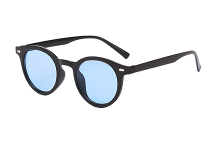 Shadez - Retro-Style Black Frame Sun Glasses (Unisex)