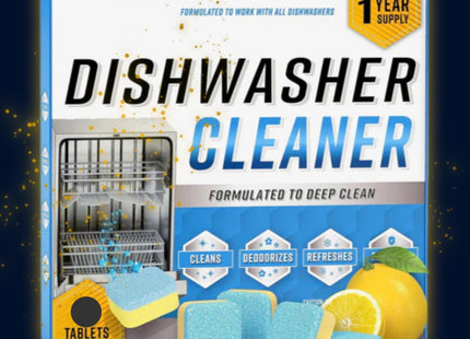 Dishwasher Cleaner and Deodorizer Tablets WSGenie