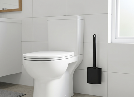 Silicone Toilet Brush with Wall Mount WSGenie