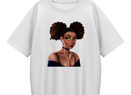 Black girls print Design short sleeve Tshirts
