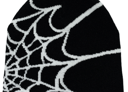 Y2K Unisex Spiderweb pattern Knitted beanie