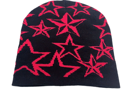 Y2K Unisex Star Pattern Knitted Beanie