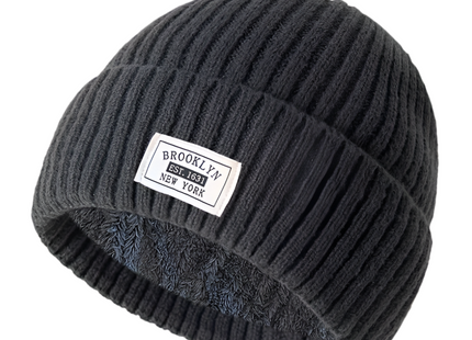 Unisex Brooklyn Ribbed Knit Beanie