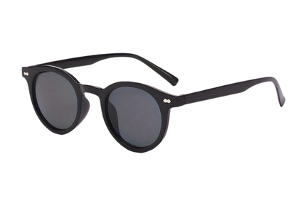 Shadez - Retro-Style Black Frame Sun Glasses (Unisex)