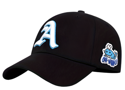 Classic Hippie Embroidery Letter A Baseball Cap